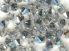 25 4mm Comet Argent Bicone Swarovski